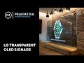 LG Transparent OLED Signage | PEAKMEDIA