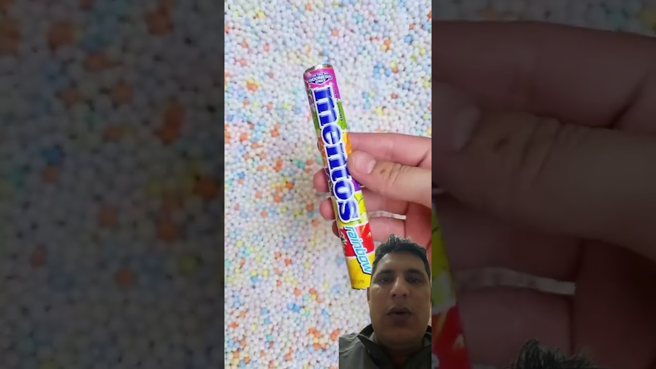 Inside the mentos chocolate 😍 