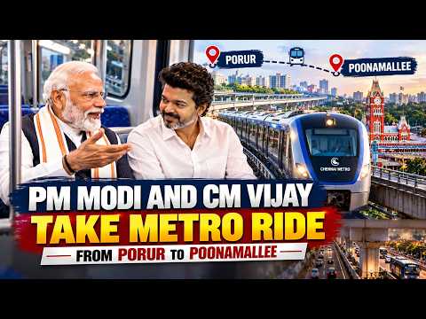 WATCH: PM Modi And CM Vijay Take Historic Ride From Porur To Poonamallee | News9