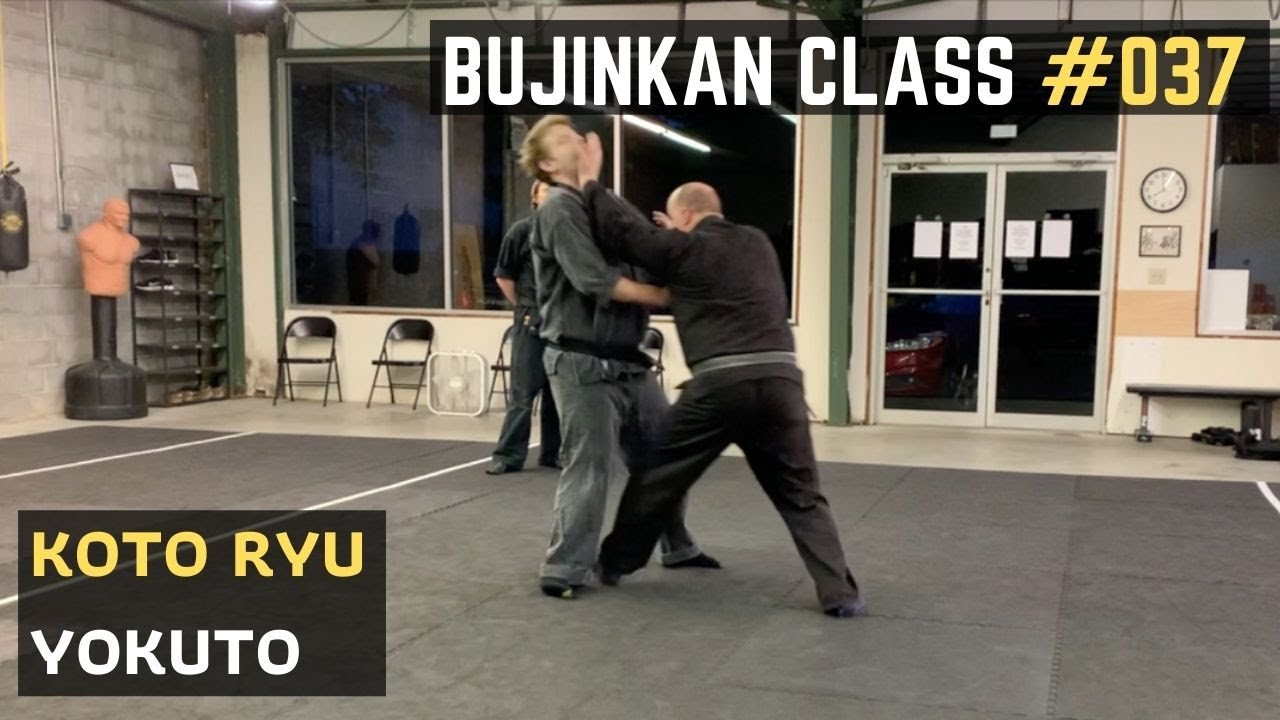 Koto Ryu Yokuto | Bujinkan Martial Arts Class #037 | 2021 - YouTube