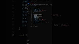 "Netflix Logo Design with HTML & CSS | Easy Tutorial" #coding