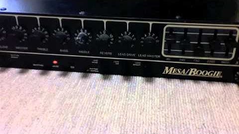 Mesa Boogie Studio Preamp direct in