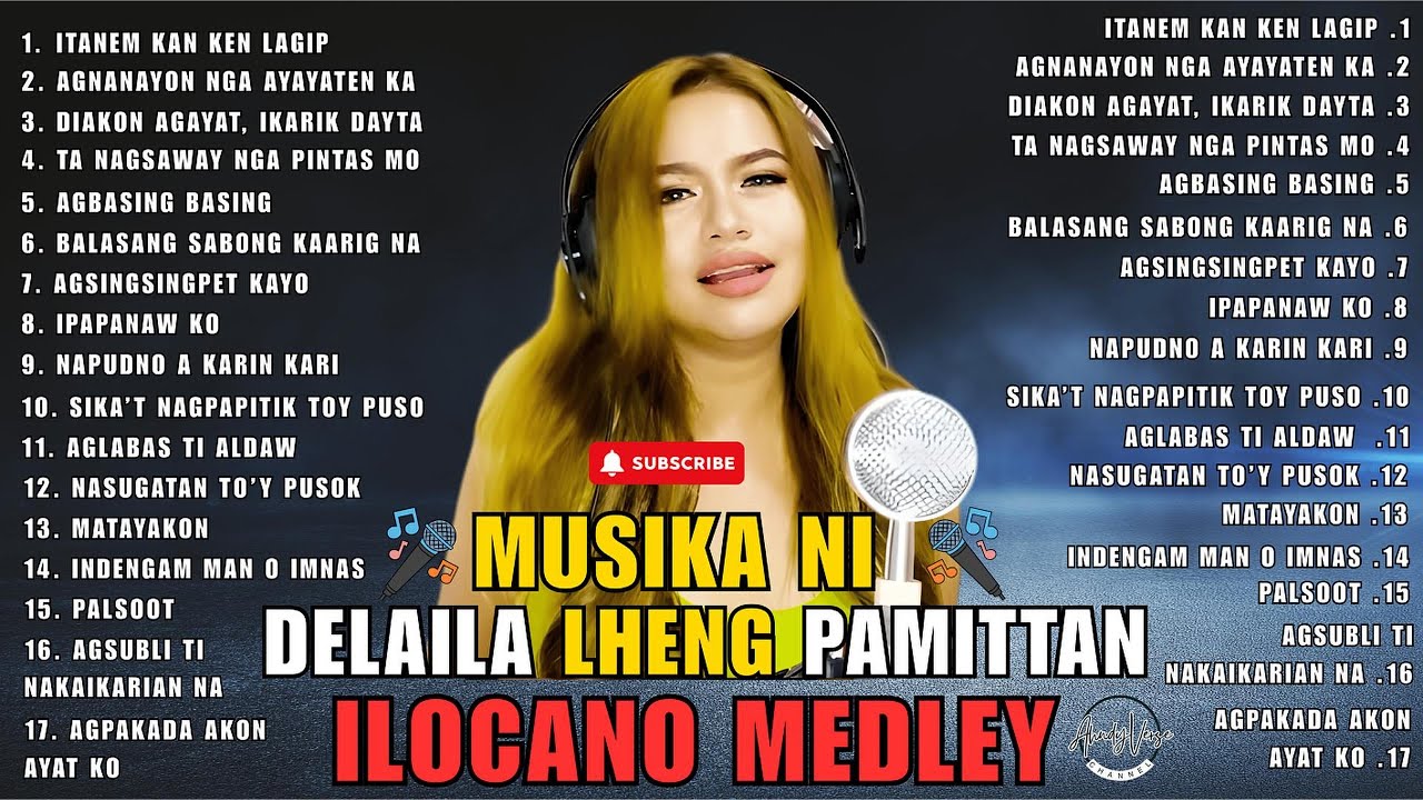 Best of Ilocano Nonstop Medley | Musika ni Delaila Lheng Pamittan | OPM Ilocano Hits