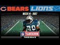 Barry Barrages Bears on Thanksgiving! (Bears vs. Lions 1997, Week 14)