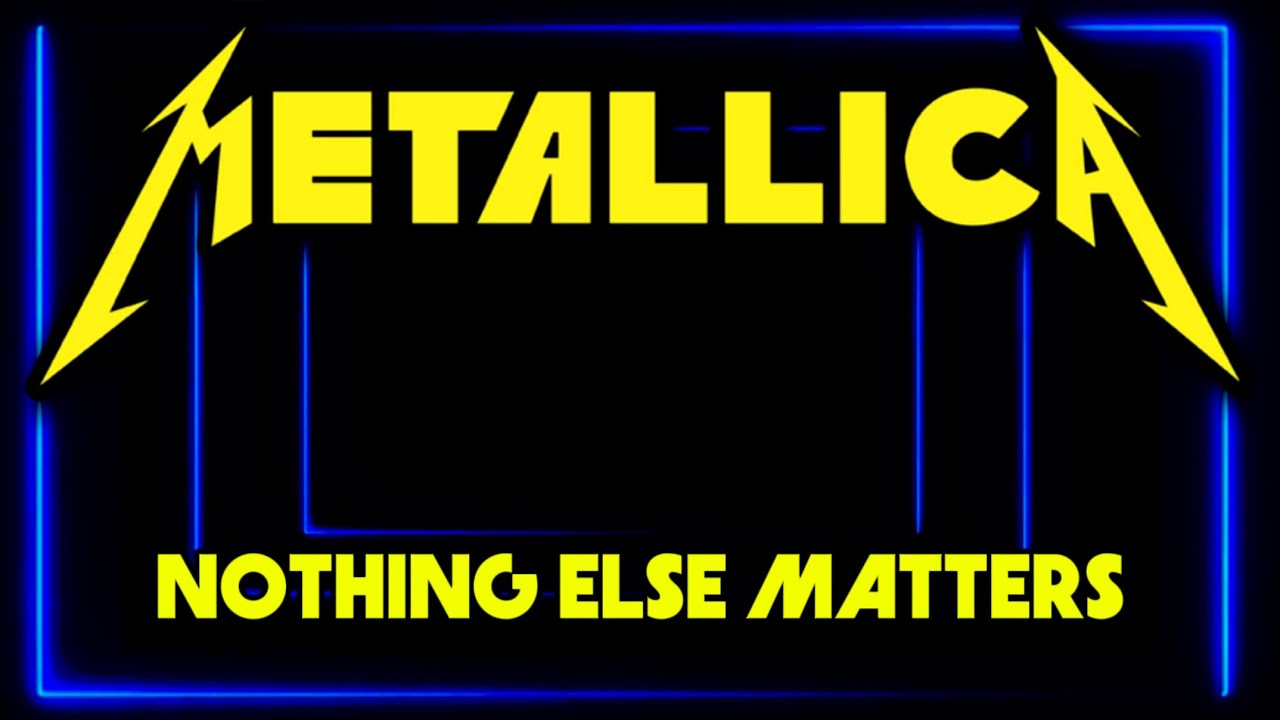 METALLICA - NOTHING ELSE MATTERS (LIVE TOUR BACKGROUND VIDEO)