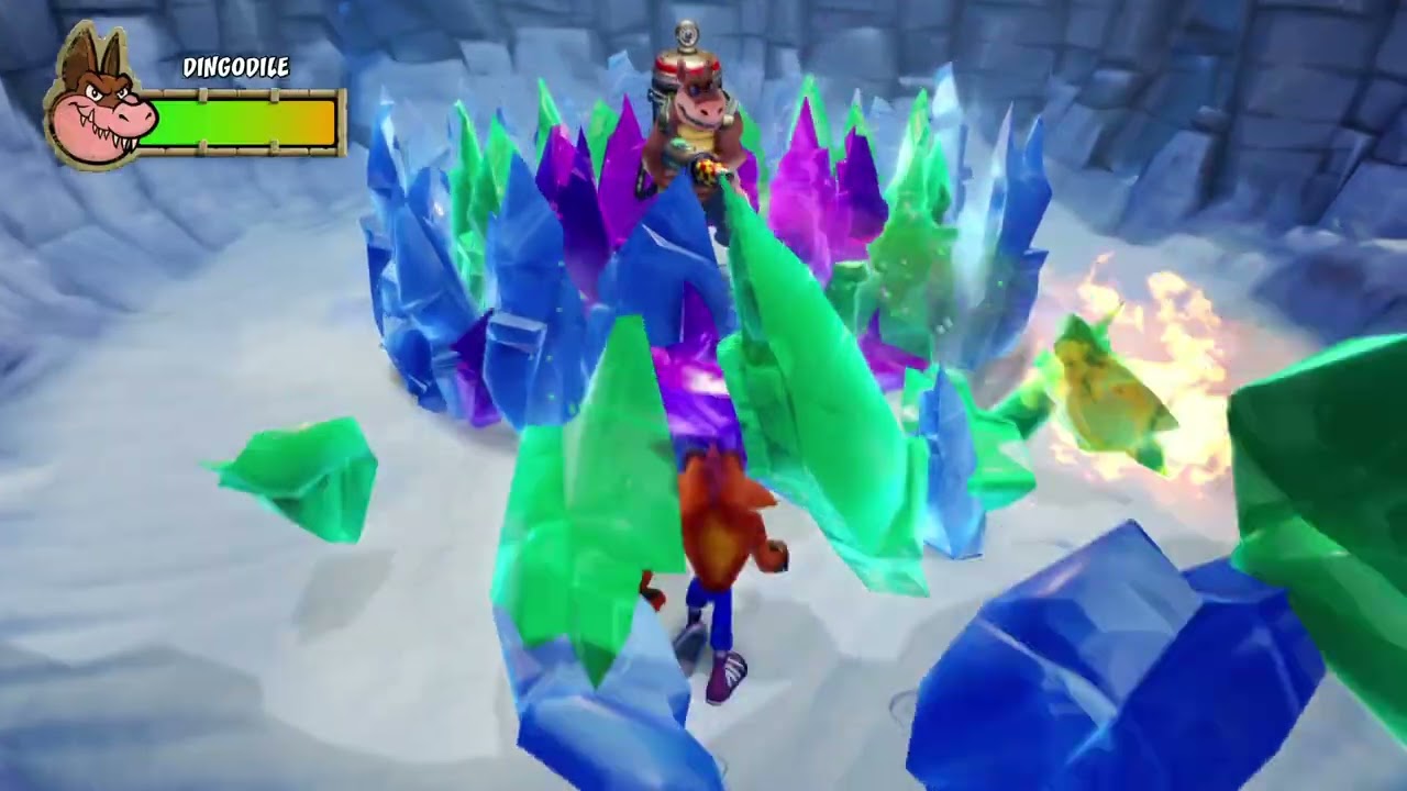 Crash Bandicoot 3: Warped (Remake) - Dingodile Boss