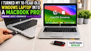 I Installed the Latest macOS on a Windows Laptop and Turned It Into a MacBook Pro!