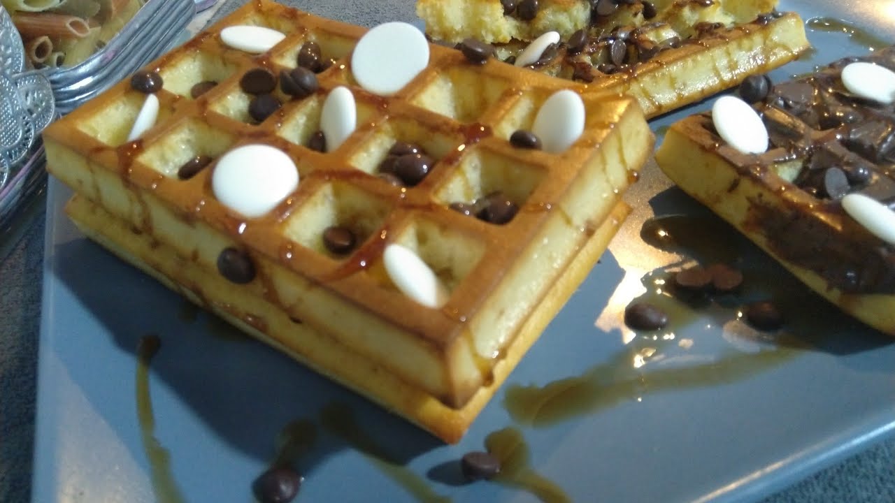 القوفر أو الوافل الحلو بطريقة مبسطة ونتيجة روعة