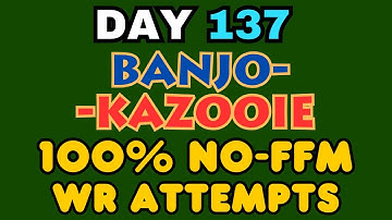 World Record Attempts | Day 137 of Banjo-Kazooie 100% No FFM Speedruns (N64) | PB of 1:59:27