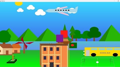 Village Scenery || Computer Graphics OpenGL Project || AIUB