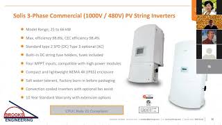 Go Solis Webinar:Solis Commercial Inverters; Unexpected Design and Operational Advantages of PV
