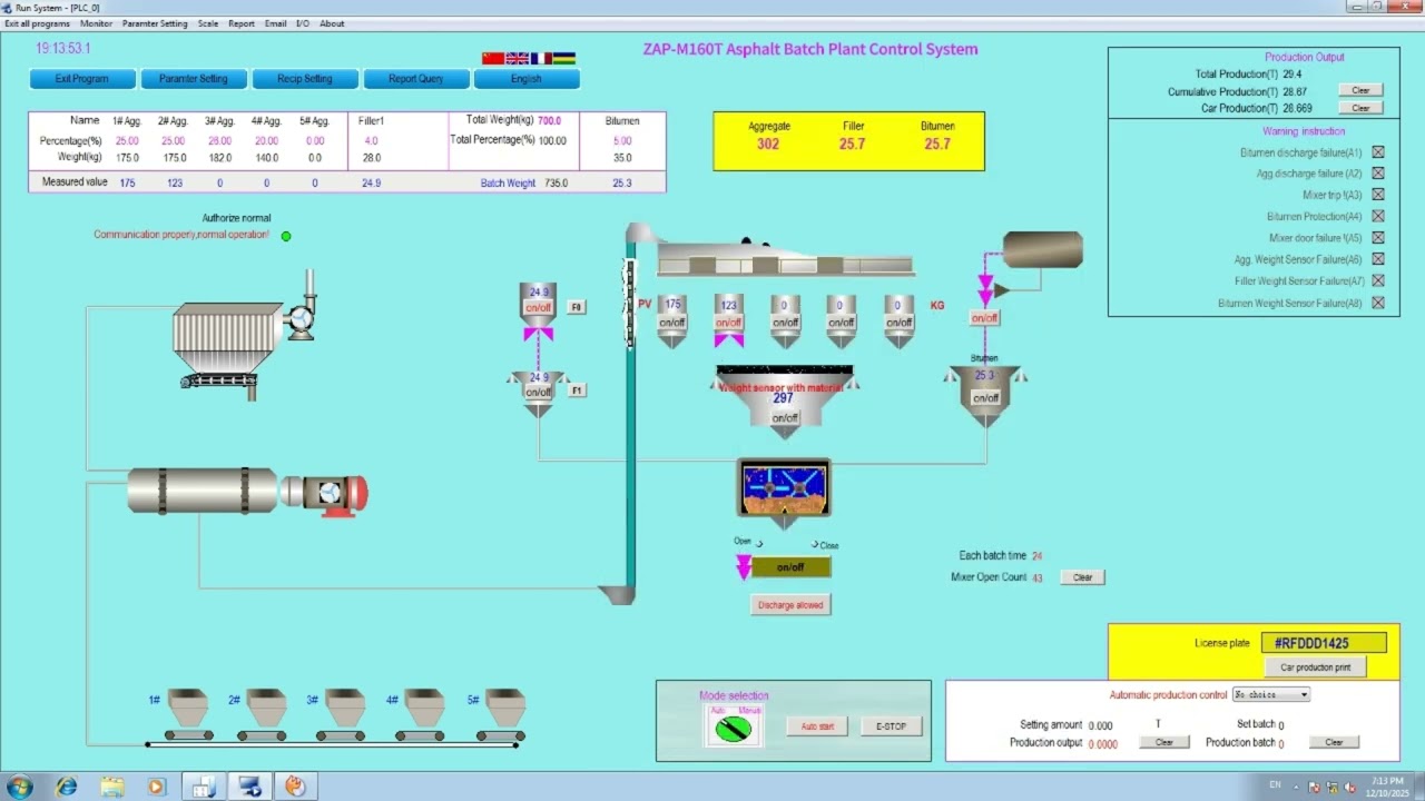 Asphalt Plant “Smart Brain”: Computer System for Precise Material Control & Efficient Production