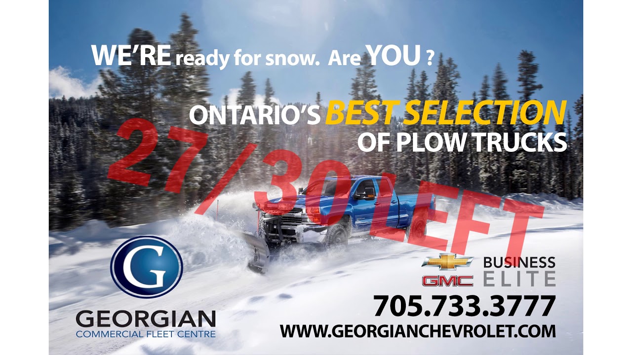 Georgian Chevrolet - Plow Trucks only 27 LEFT
