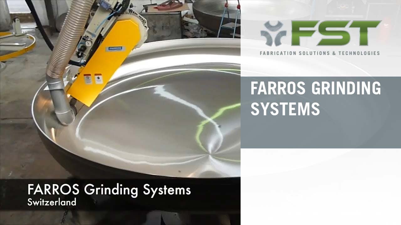 Farros Grinding Polishing Machine for Dish Heads from FST