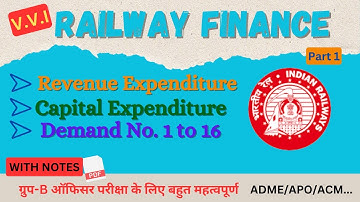 Railway Finance (Part-1)