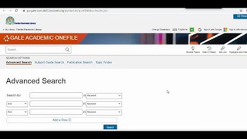 Gale Academic OneFile Database