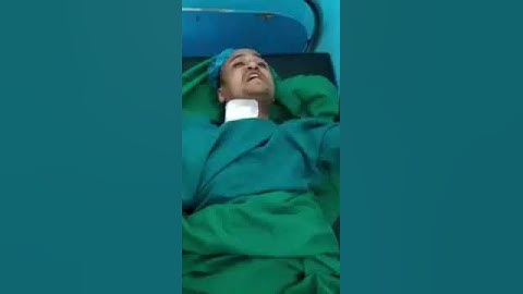 يمني بعد خروجه من غرفة العمليات ولازال تحت تأثير البنج يقسم يمينا ان المغرب سيفوز وسيأخذ الكأس