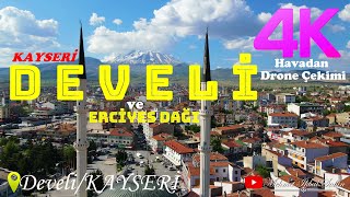 Develi İlçesi ve Erciyes Dağı / KAYSERİ - 4K Dron Çekimi - 1 / 28.5.22 Resimi