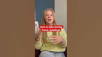 Remote worker FAKES Zoom meeting 😂 #officelife #skit #marketingagency #shorts #funny #zoom #meeting