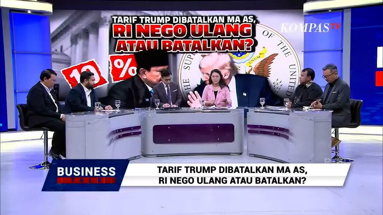 PART 2 Tarif Trump Dibatalkan MA, RI Nego Ulang atau Batalkan ? KSP, Pengamat,Peneliti & Guru Besar