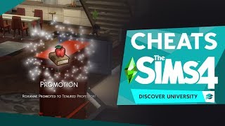 The Sims 4 Discover University Cheats and how to use them! screenshot 4