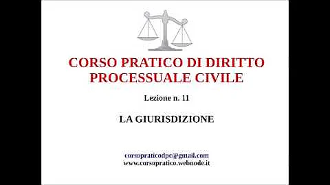 Cosa si intende con giurisdizione?