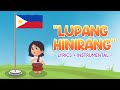 LUPANG HINIRANG LYRICS INSTRUMENTAL Hiraya TV