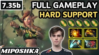 7.35b - Miposhka ENCHANTRESS Hard Support Gameplay - Dota 2 Full Match Gameplay