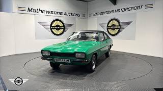 1973 FORD CAPRI 1600 GT | Mathewsons Classic Cars | Auction: 24, 25 & 26 June 2026
