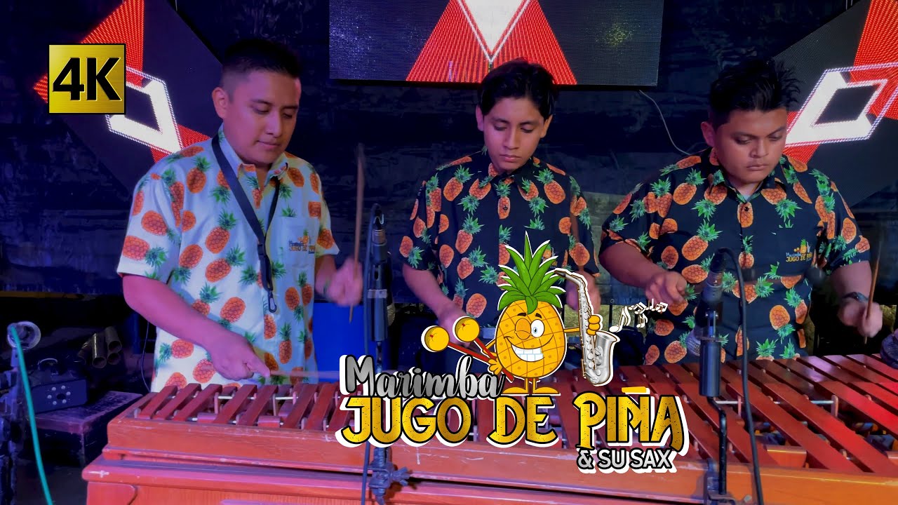 Marimba Jugo de Piña & su Sax Llegaras a Quererme 4K YouTube