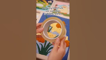 Mẹo dùng băng dính lấy len thừa, vải vụn thừa