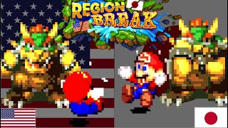 Japanese Mario RPG is VERY Different  Region Break