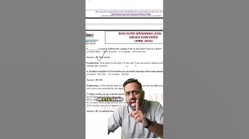 NIOS Data Entry Operator Question Paper Class 10 | April 2025 Data Entry 229 Solved Paper