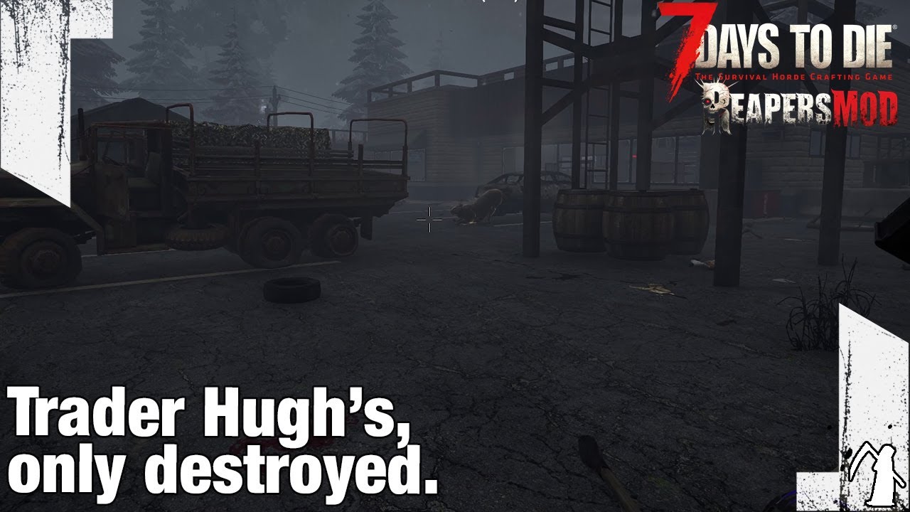 ep 10 - What if Trader Hugh's was totally wrecked? - 7 Days to Die 1.3 ...
