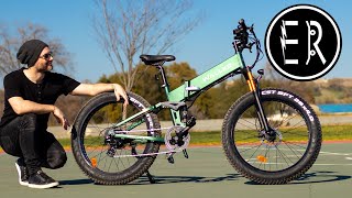 FULL SIZE folder with FULL SUSPENSION! Wallke X3 Pro electric bike review