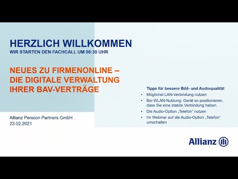 Neues zu FirmenOnline – die digitale Verwaltung Ihrer bAV Verträge