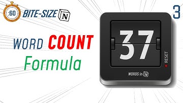 How I use a Word Count Formula to write better with Notion