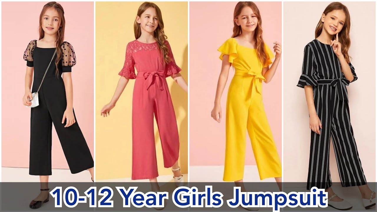 Girls Kids Summer Tiny Floral Jumpsuit (Yellow) – Tweeny Mini
