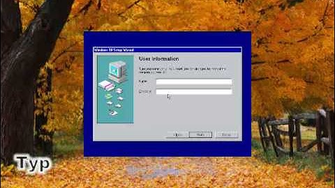 win 98 installation