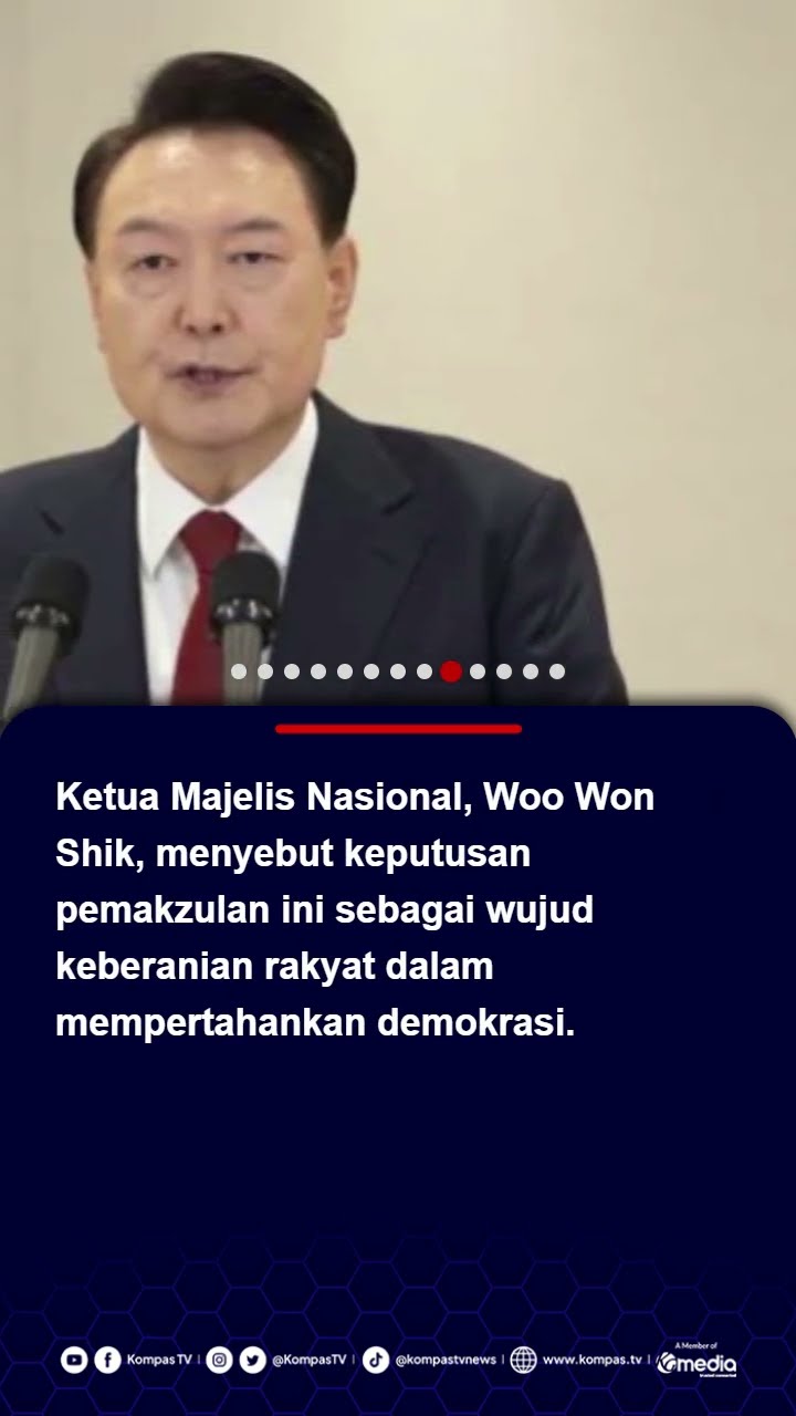 Yoon Suk Yeol Dimakzulkan, PM Han Duck Soo jadi Presiden Sementara Korea Selatan #koreaselatan