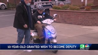 10-year-old Sacramento boy granted wish to become deputy