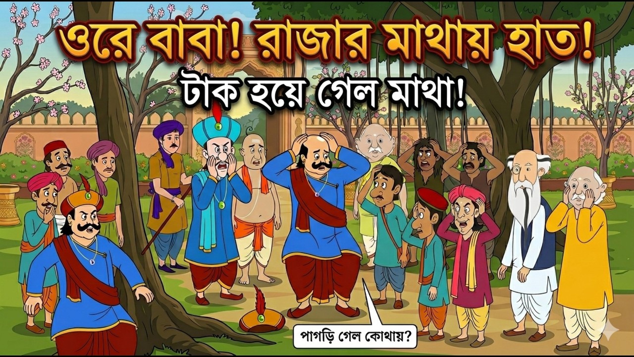 টাক হয়ে গেলেন রাজা! 😂 দোষ কার?|Gopal Bhar|Double Gopal Bhar