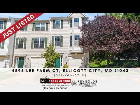 4898 Lee Farm Court, Ellicott City, MD home video tour