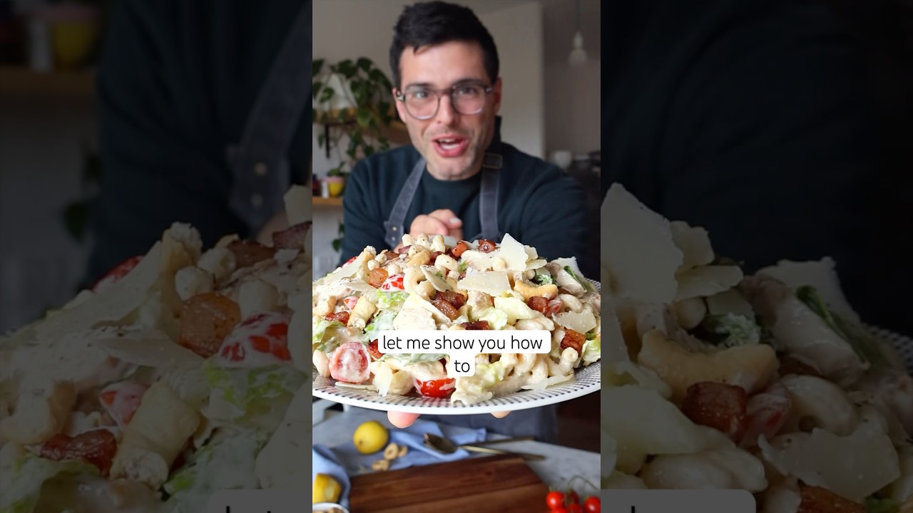 Chicken Caesar Pasta Salad