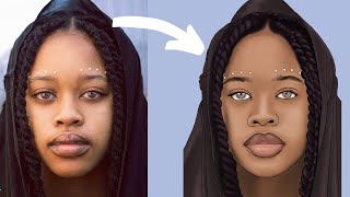 HOW TO CARTOON YOURSELF |Autodesk Sketchbook❗️ (IPAD) [Easy Step by Step Tutorial]