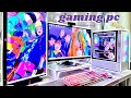 Unboxing My Dream PC 📦 | white & pink aesthetic, gaming + streaming PC!