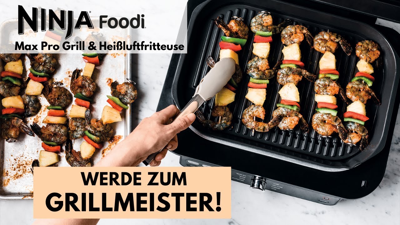 Ninja Foodi Max Pro Grill & Heißluftfritteuse - AG651EU - YouTube