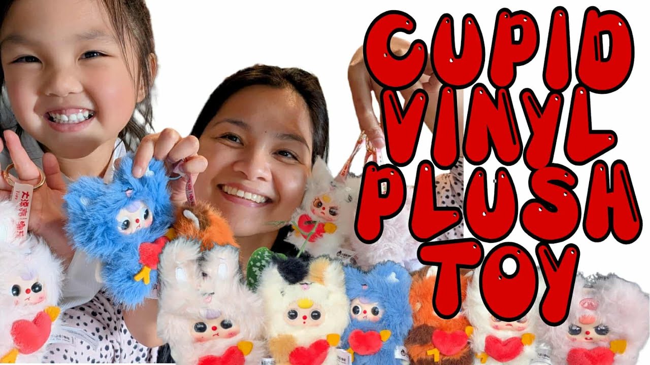Распаковка виниловой плюшевой игрушки Baby Three Cupid Series от KIKAGOODS
