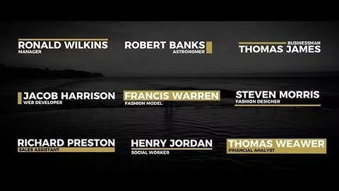 Modern Lower Thirds DaVinci Resolve Template Download