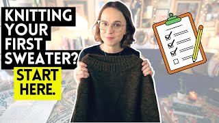 Watch this before you knit your first sweater. 👍 #knittingpodcast